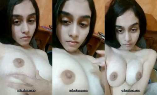 Collage skinny girl big boobs